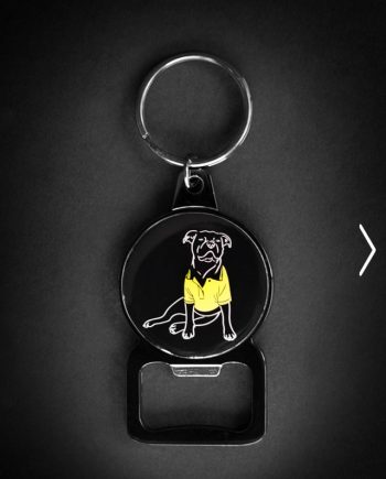 Staffordshire Bull Terrier Keyring Bottle Opener
