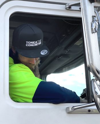 concreting trucker hat