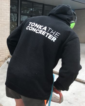 concreting hooded workwear